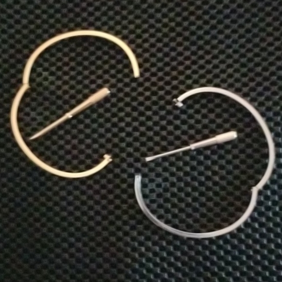 Gold Filled & Stainless Steel Bangle 4mm - Picture 11 of 11